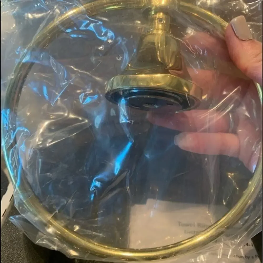 Towel Ring Newport Brass 24-09/03N Polished, Uncoated - Metropole Series